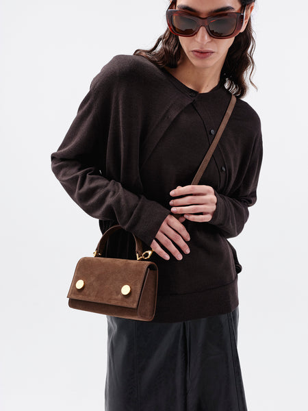 RSVP | Bag - Munchkin - Suede Chocolate – RSVP Paris