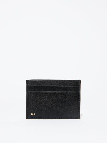 Gucci Black Calfskin Leather Card Holder Wallet