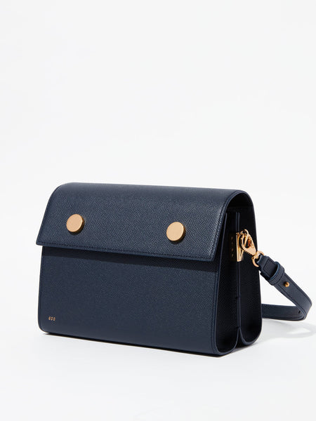 Duo in grained navy calfskin – RSVP Paris