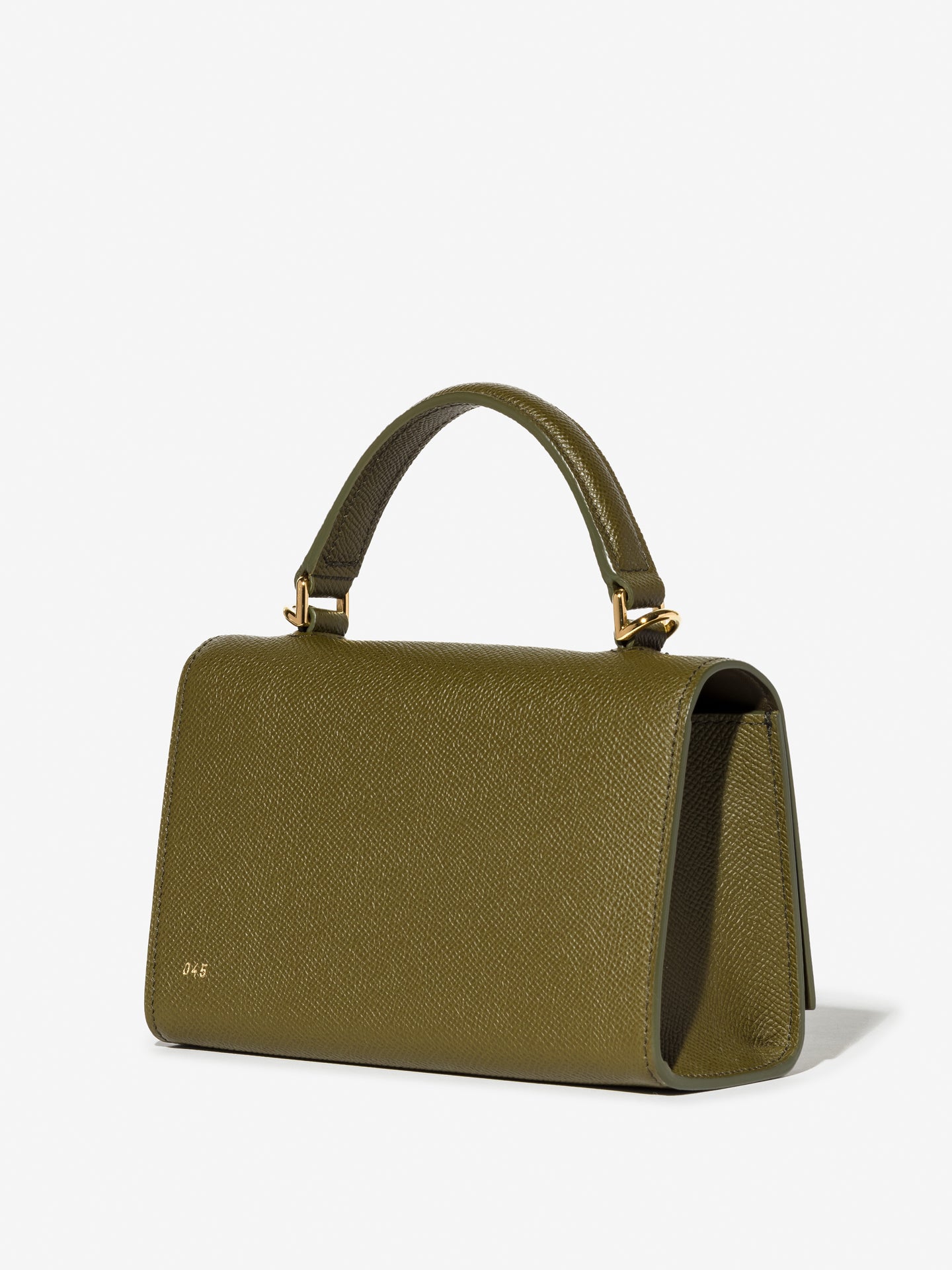 Munchkin in Grained Khaki calfskin – RSVP Paris1