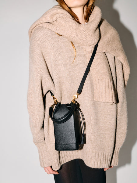 Milkman in Grained Black calfskin – RSVP Paris