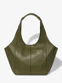 Parachute Medium in grained khaki calfskin – front