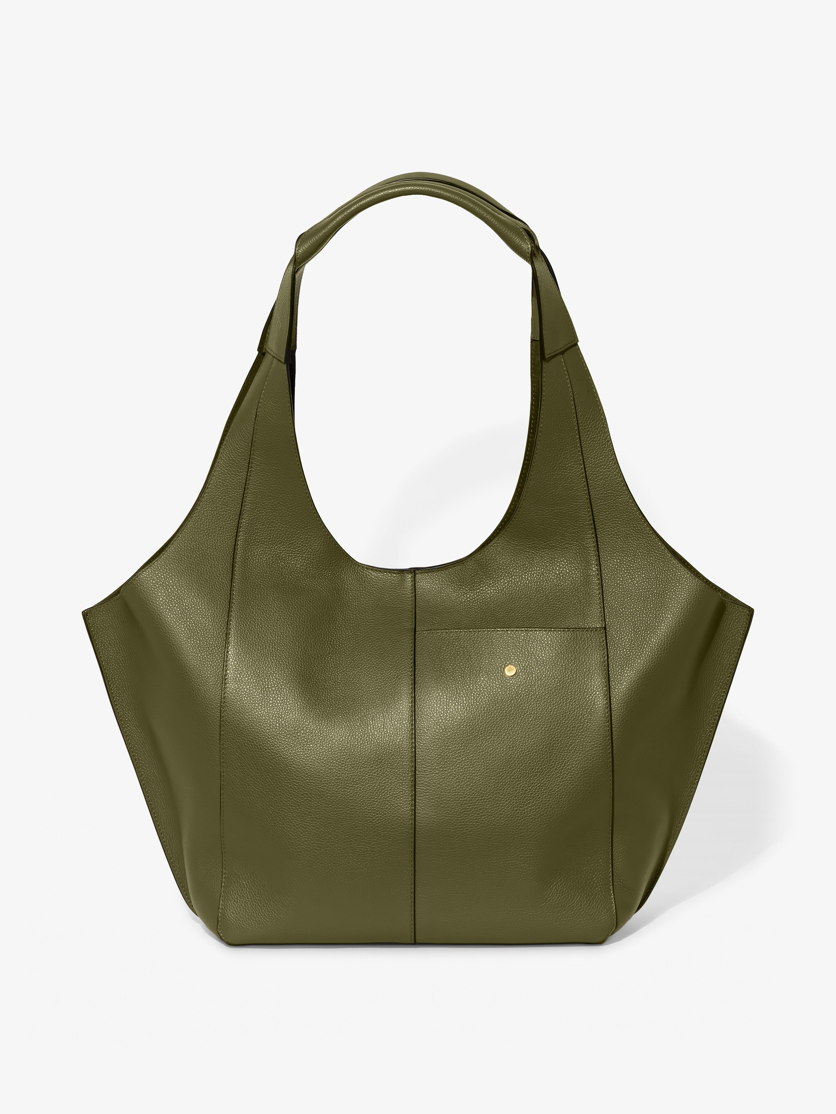 Parachute Medium in grained khaki calfskin