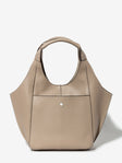 Parachute Mini in grained tourterelle calfskin – front