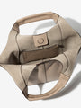 Parachute Mini in grained tourterelle calfskin – inside