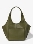 Parachute Small in grained khaki calfskin – back