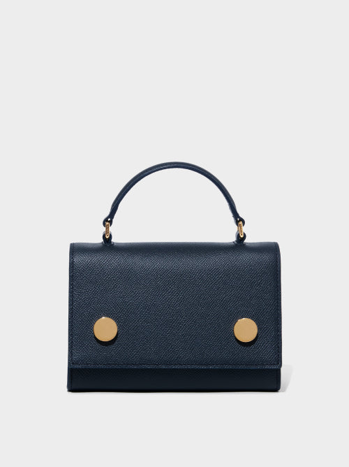 Munchkin in Grained Black calfskin – RSVP Paris